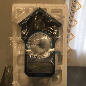 Panthers Football Coo Coo Clock